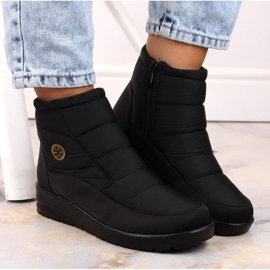 Botas de nieve con cuña News W EVE437A negro 7