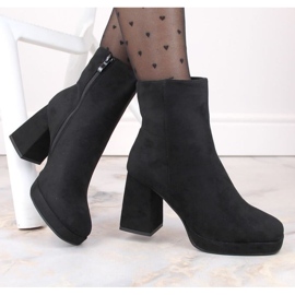 Botines de ante Jezzi W JEZ411A, negro 1