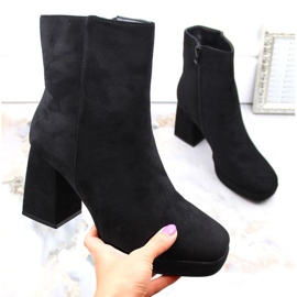 Botines de ante Jezzi W JEZ411A, negro 2