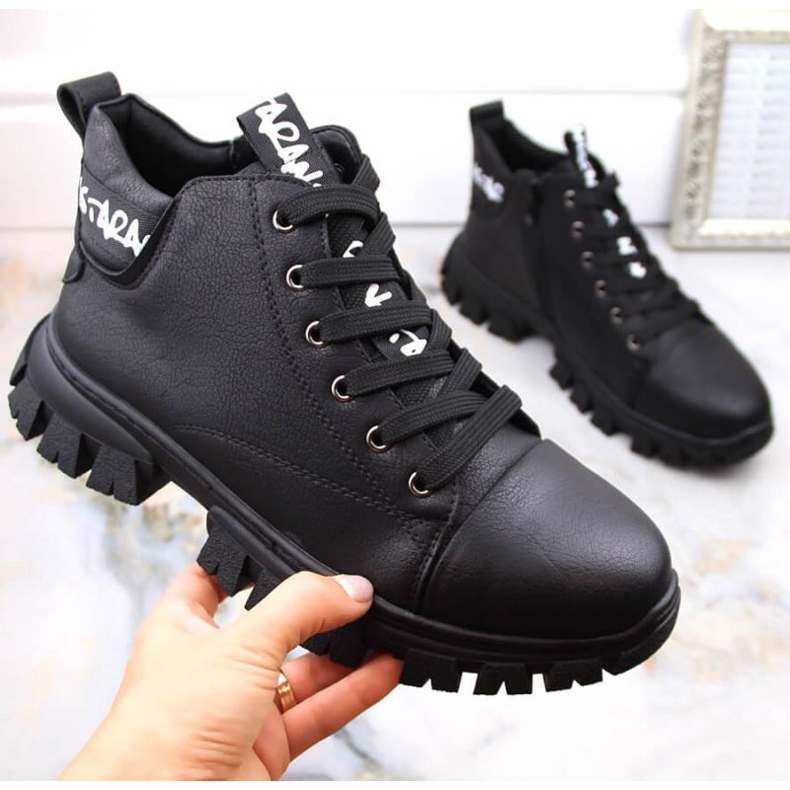 Botas de plataforma con aislamiento Sergio Leone W SK423, negro 1