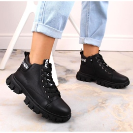 Botas de plataforma con aislamiento Sergio Leone W SK423, negro 3