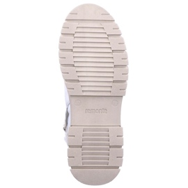 Rieker Botas impermeables de piel con aislamiento de lana Remonte W RKR628 blanco 12