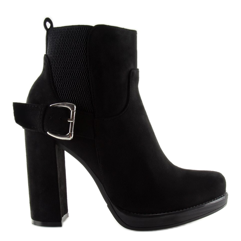 Botas negras ante negro m267p en poste 1