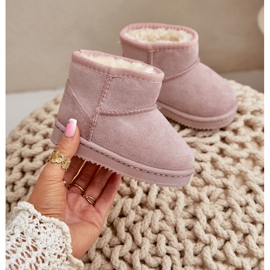 Botas de nieve aislantes para niños Pink Gooby rosado 5