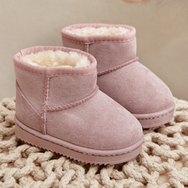 Botas de nieve aislantes para niños Pink Gooby rosado 8
