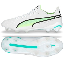 Puma King Ultimate FG/AG M 107097 03 zapatos blanco blanco 1