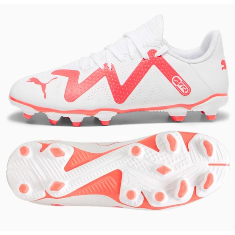 Zapatillas Puma Future Play FG/AG Jr 107388-01 blanco 1