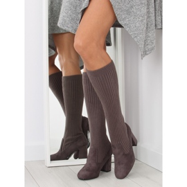 Gris Botas calcetín gris C86P gris 1