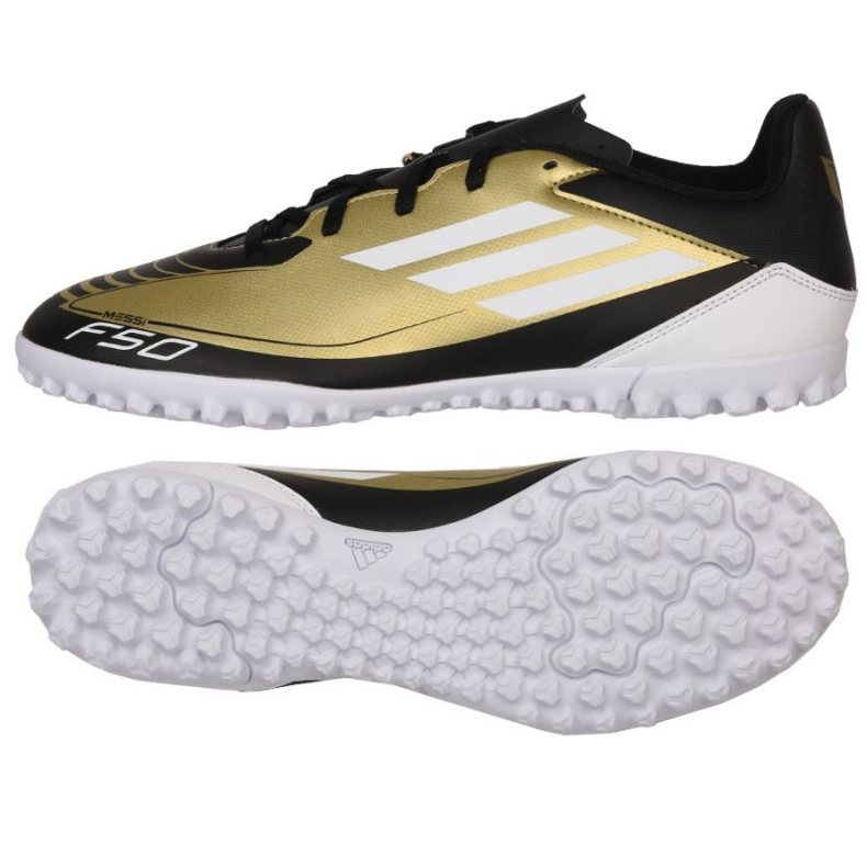 Zapatillas Adidas F50 Club Messi Tf M IG9330 dorado 1