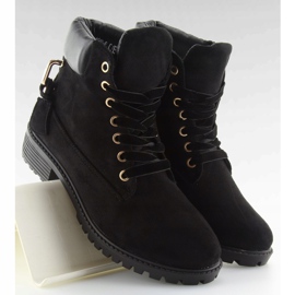 Botas de madera negras para mujer AT-0623-L Black negro 4