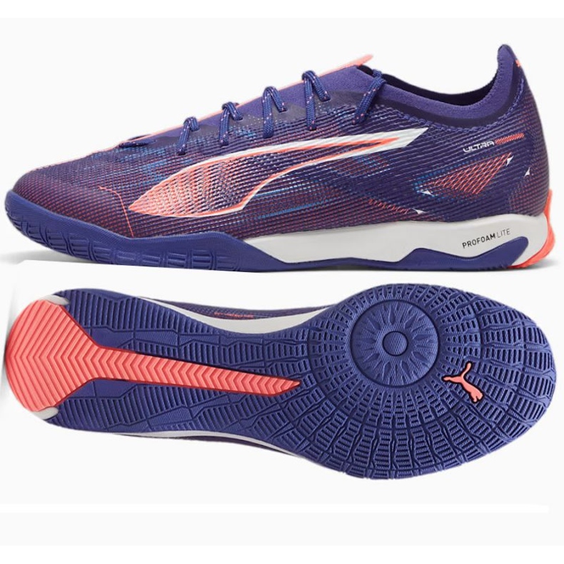 Puma Ultra 5 Pro Court En zapatos 107888-01 púrpura 1