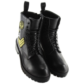 Botas militares negras 8338 negro 1