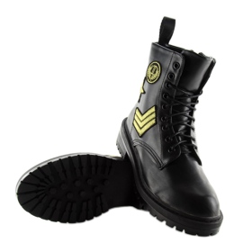 Botas militares negras 8338 negro 5