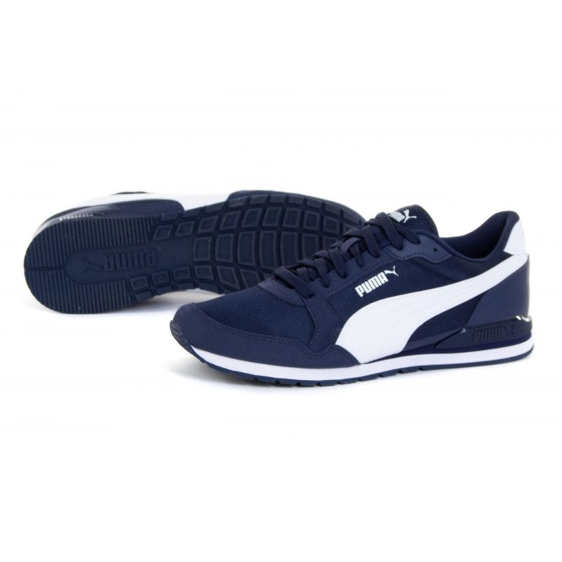 Puma St Runner V3 Zapatos de malla 384640 02 blanco 1
