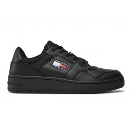 Tommy Hilfiger Retro Basket Ess zapatos EM0EM01395BDS negro 1 Tommy Hilfiger Retro Basket Ess zapatos EM0EM01395BDS negro 1