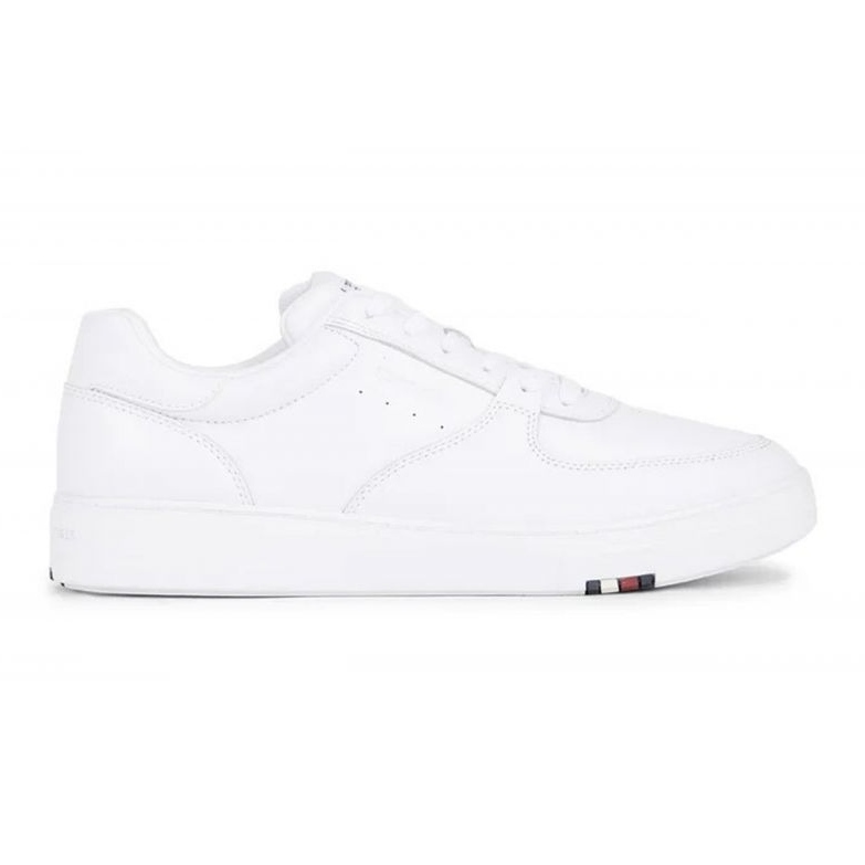 Tommy Hilfiger Modern Cup Corporate Lth M Zapatos FM0FM04941YBS blanco 1 Tommy Hilfiger Modern Cup Corporate Lth M Zapatos FM0FM04941YBS blanco 1