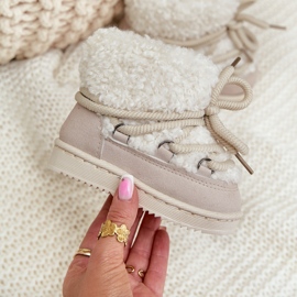 Botas de Nieve Infantiles Cálidas, Beige, Asija 4