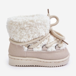 Botas de Nieve Infantiles Cálidas, Beige, Asija 5