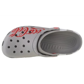 Zuecos Crocs Classic Coca-Cola Light X 207220-030 gris 5
