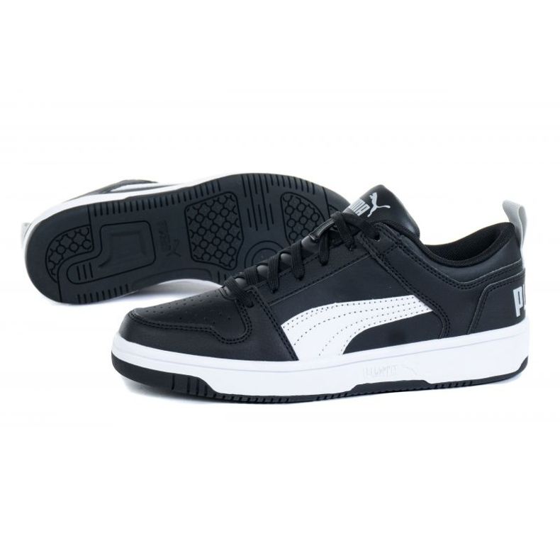 Puma Rebound Layup Lo Sl Jr 370490 02 negro 1