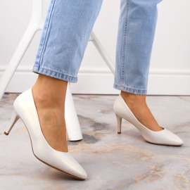 Sergio Leone W SK414D tacones altos perla blanco 3