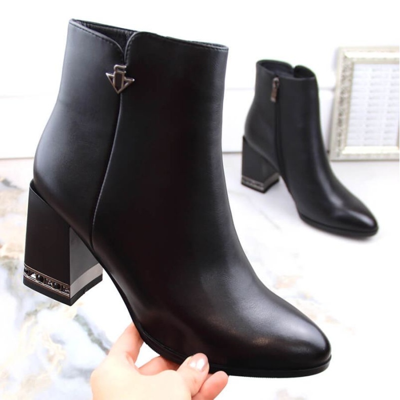 Filippo Botines aislantes con circonitas Fillippo W PAW491, negro 2