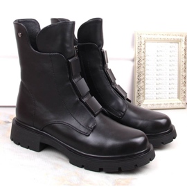 Filippo W PAW492 botas aislantes con cremallera, negro 3