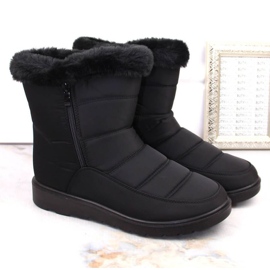 Botas de nieve aislantes con pelo Potocki W WOL197, negro 3