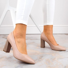 Salón stiletto Sergio Leone W PB217 SK404B beige 2