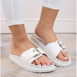 Chanclas plataforma Big Star W JJ274A309 INT1681C blanco 2