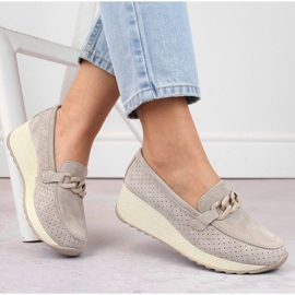 Filippo W PAW507A Zapatos ante piel beige 3