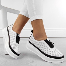 Artiker W HBH67 Zapatos de piel blanco 3