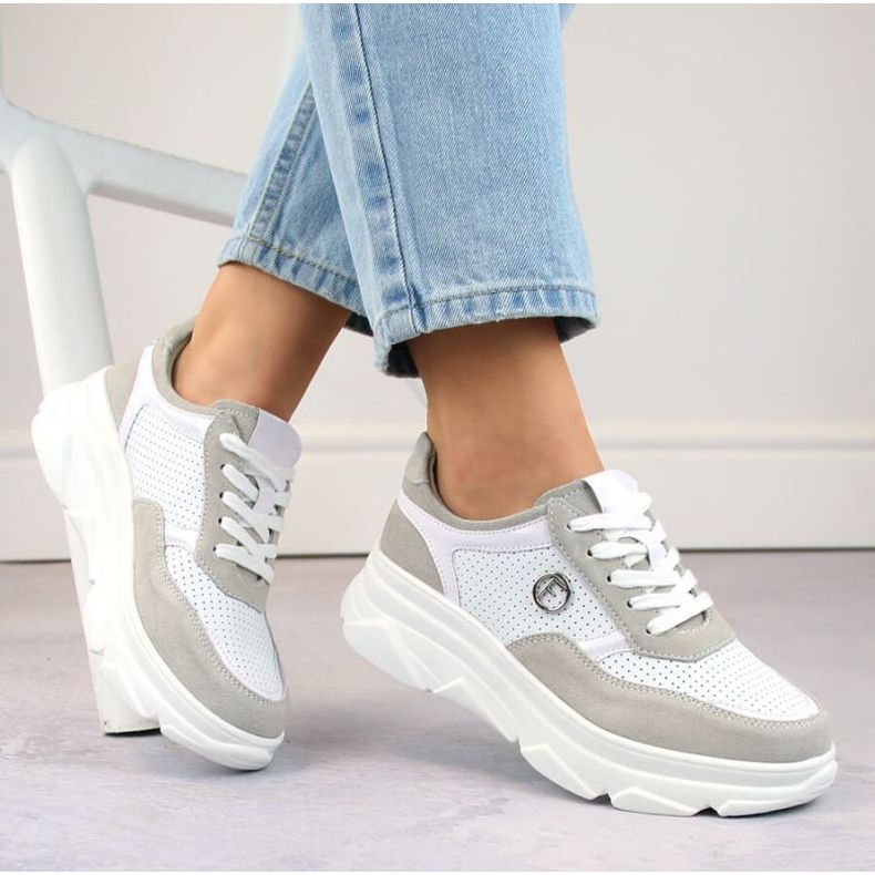 Deportivas Filippo W PAW531A piel blanco 2