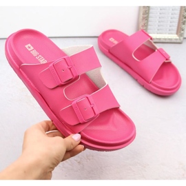 Chanclas de espuma con hebillas Big Star INT2004E, fucsia rosa 1