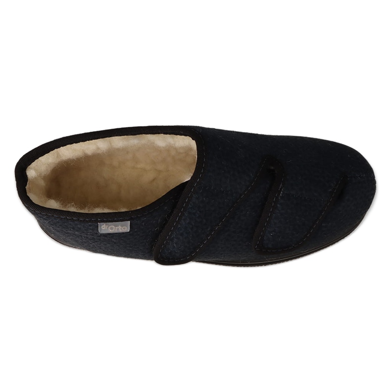 Zapatos de mujer Dr.ORTO Befado aislados con lana pu 986D013 negro azul 2