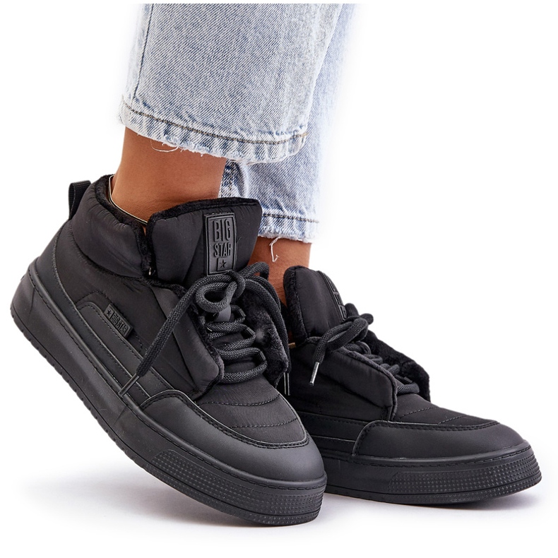 Zapatillas con aislamiento para mujer Big Star OO274A530 Negro 4