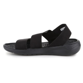 Sandalia elástica Crocs Literide W 206081-060 negro 4