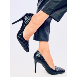 Zapatos de tacón de mujer Modi Acolchados Negros 3