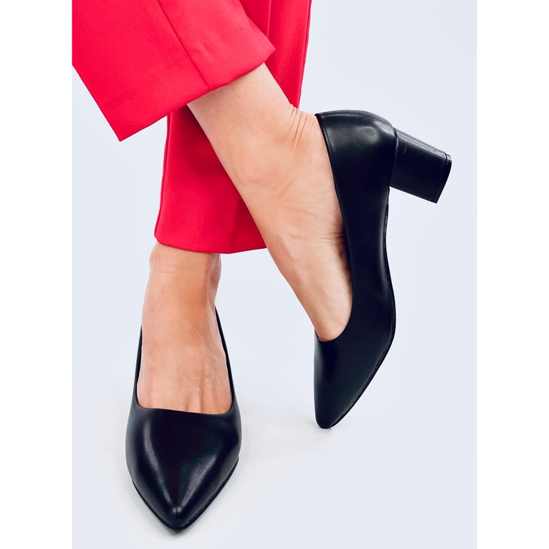 Zapatos de tacón bajo Crafts negros 2