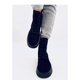 Franti Botas Chelsea negras con cordones - Inello negro 3