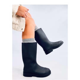 Chanclas mate para mujer negro 3