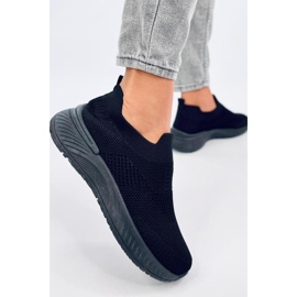 Deportivas calcetín Suare Allblack - Inello negro 2