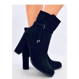 Botines Minnai de ante negro - Inello 2