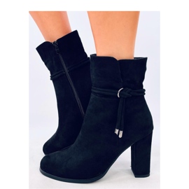 Botines Minnai de ante negro - Inello 3