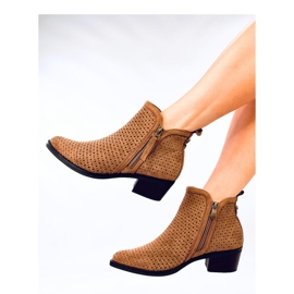 Botas cowboy caladas caqui marrón 3
