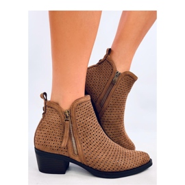 Botas cowboy caladas caqui marrón 4