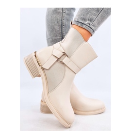 Botines de mujer beiges 3