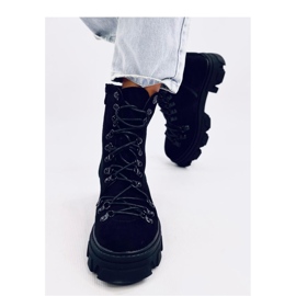 Botas Worker Cordones Negro 2