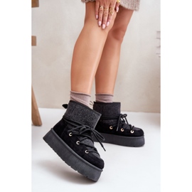 Botas de nieve Modelo HY868 Negro 1 Botas de nieve Modelo HY868 Negro 1