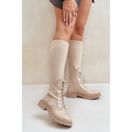 Modelo 68129 Botas beige 1